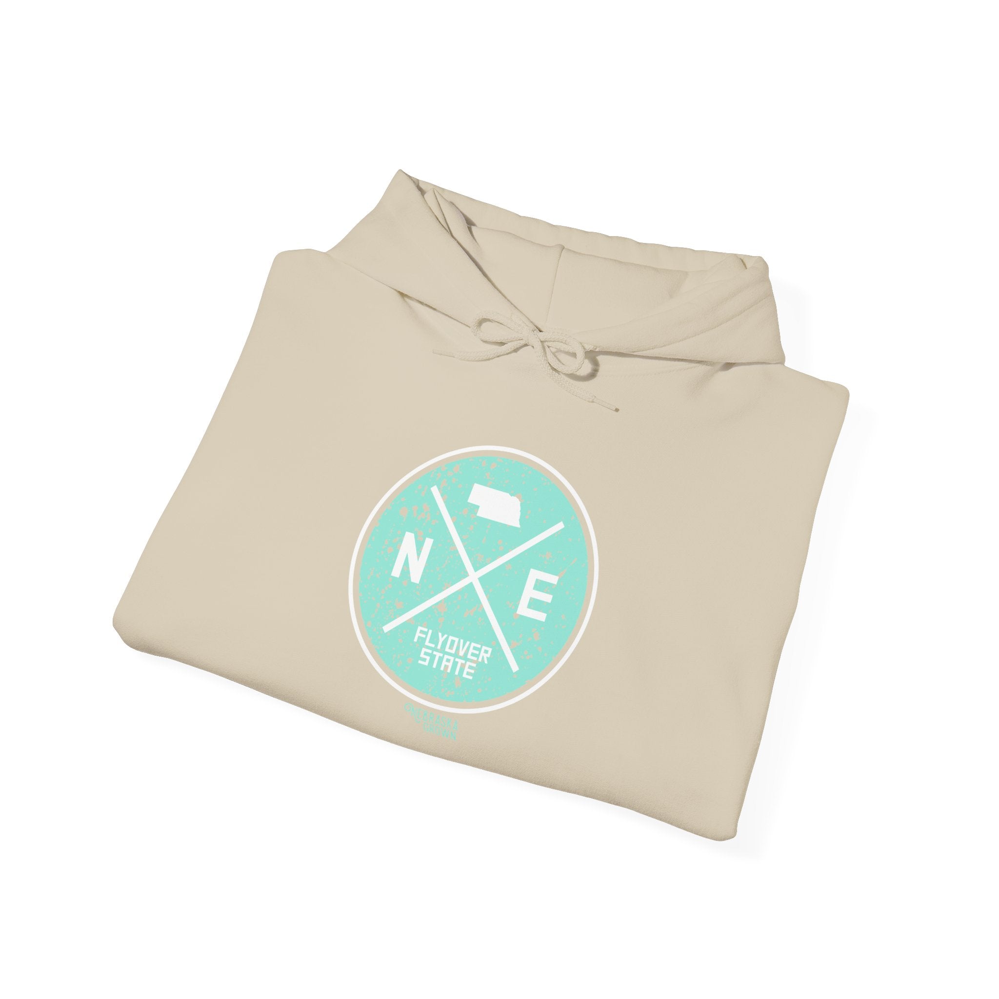 Hers FlyOver State Nebraska Grown Hoodie
