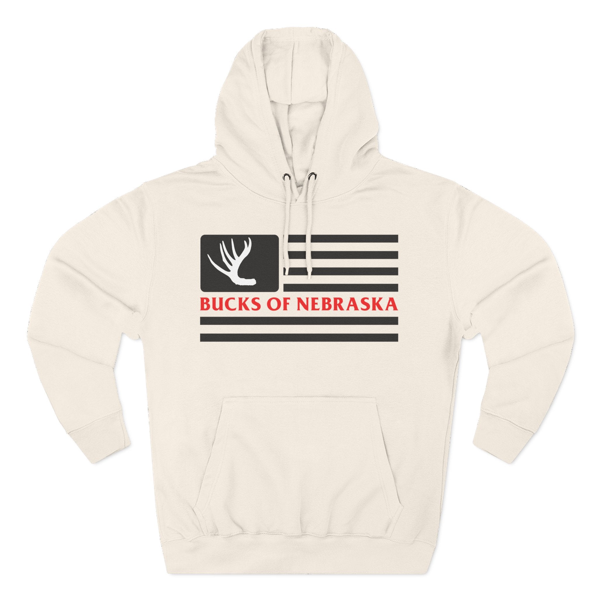 Bucks of Nebraska Shed Flag Hoodie