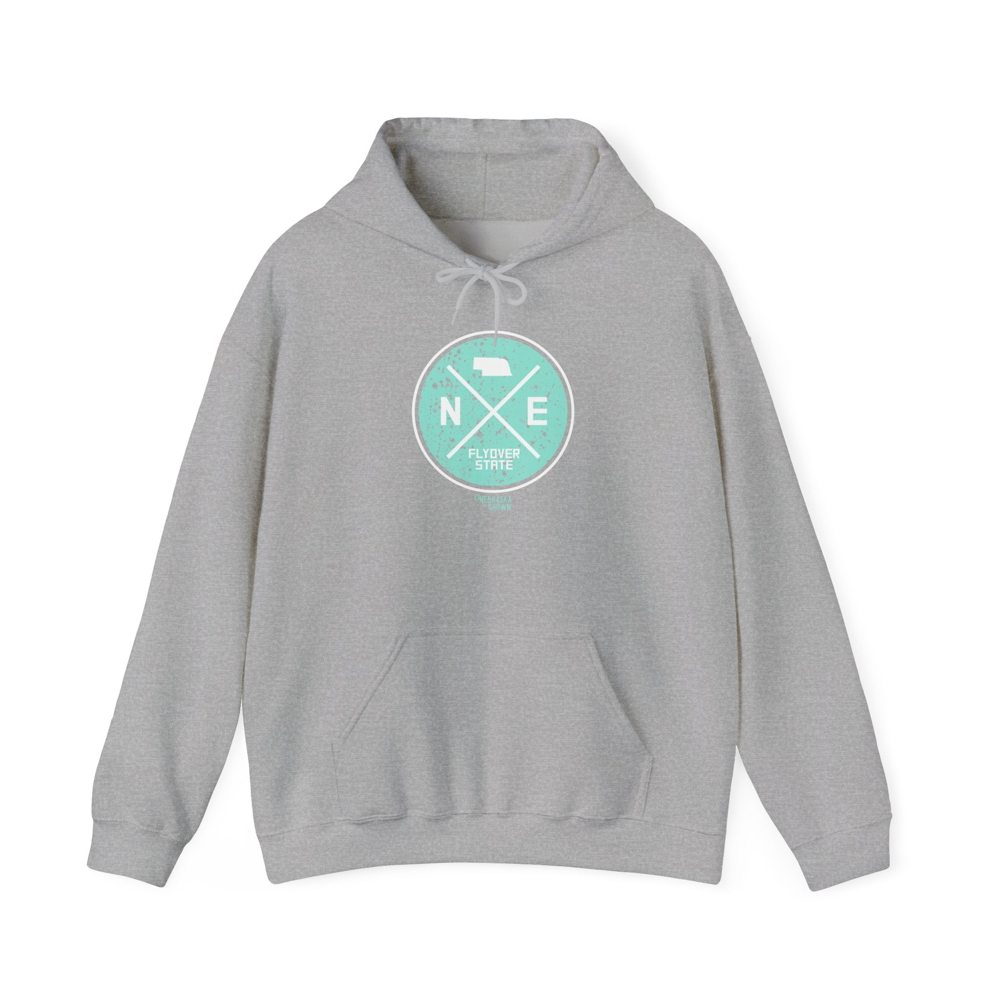 Hers FlyOver State Nebraska Grown Hoodie
