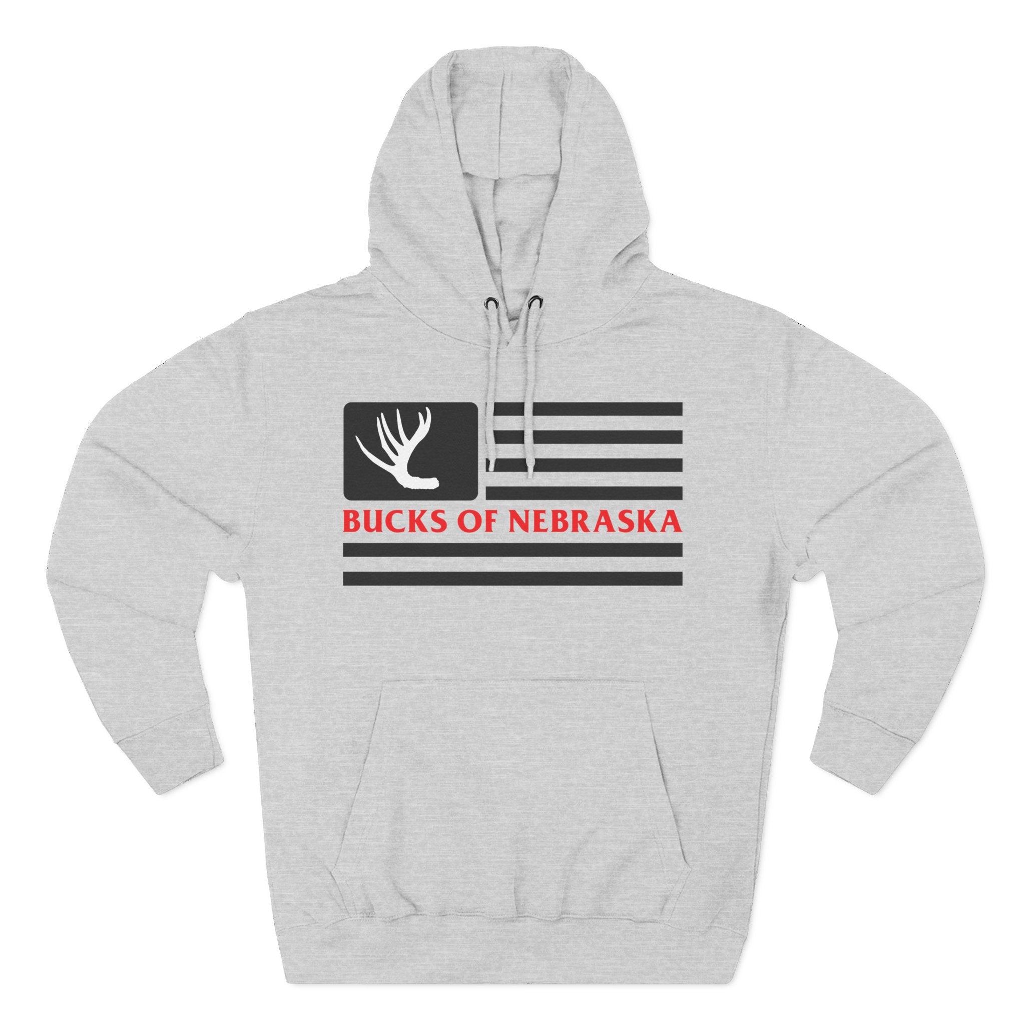 Bucks of Nebraska Shed Flag Hoodie