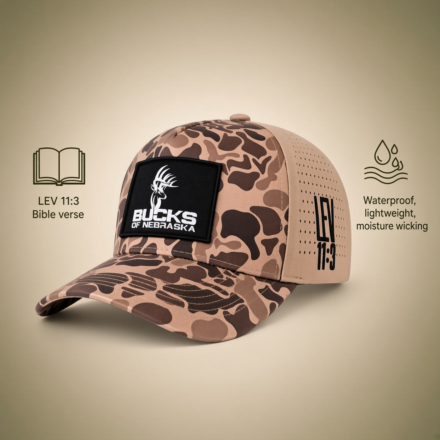 LEV 11:3 Performance Snap Back Hat