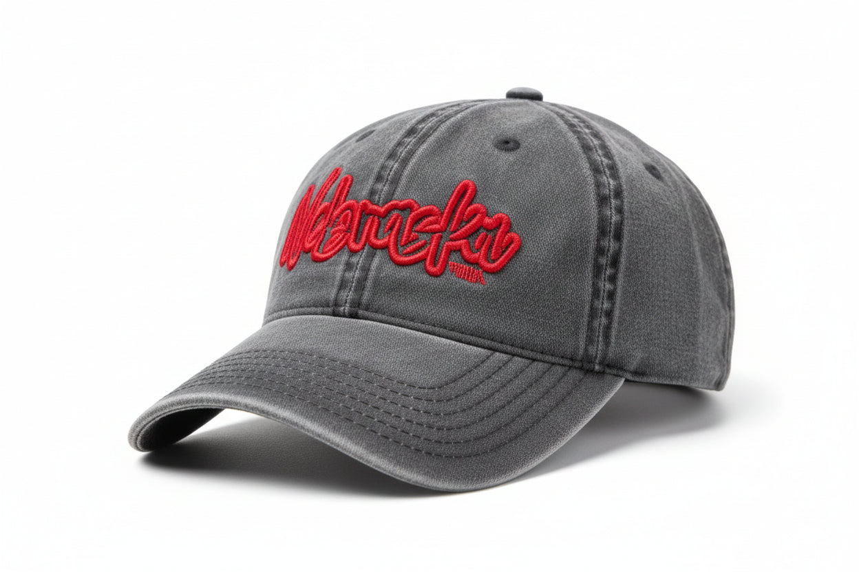 Nebraska Font Ladies Hat