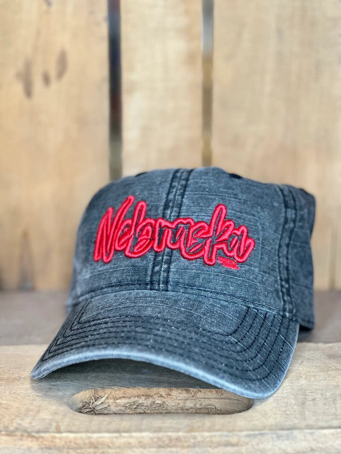 Nebraska Font Ladies Hat