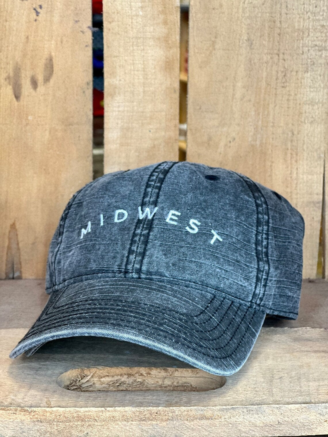 Simple Midwest Embroidered Hat