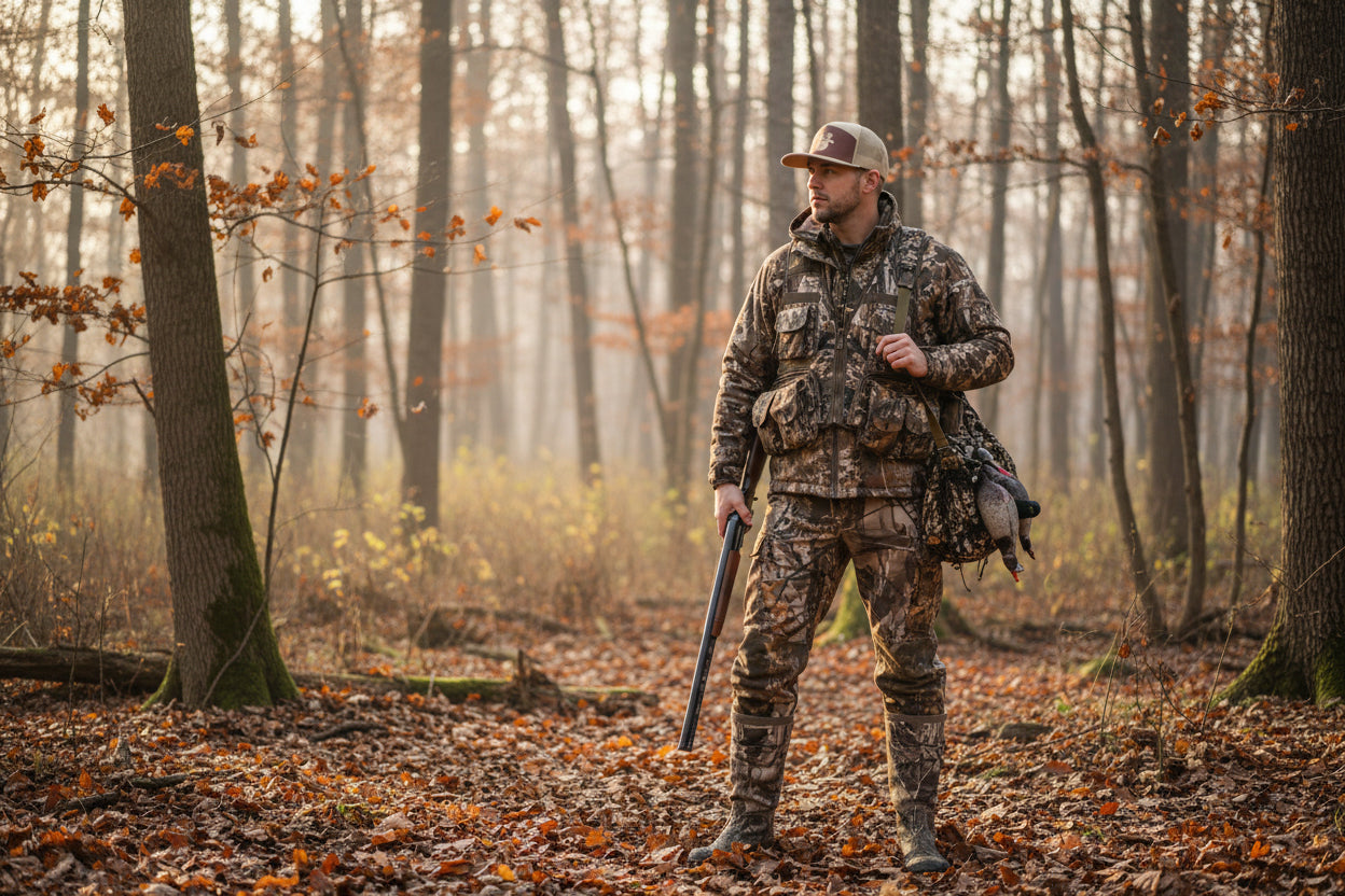 Duck Hunt Dog Brown/Khaki, Bucks of Nebraska 7 Panel Hat