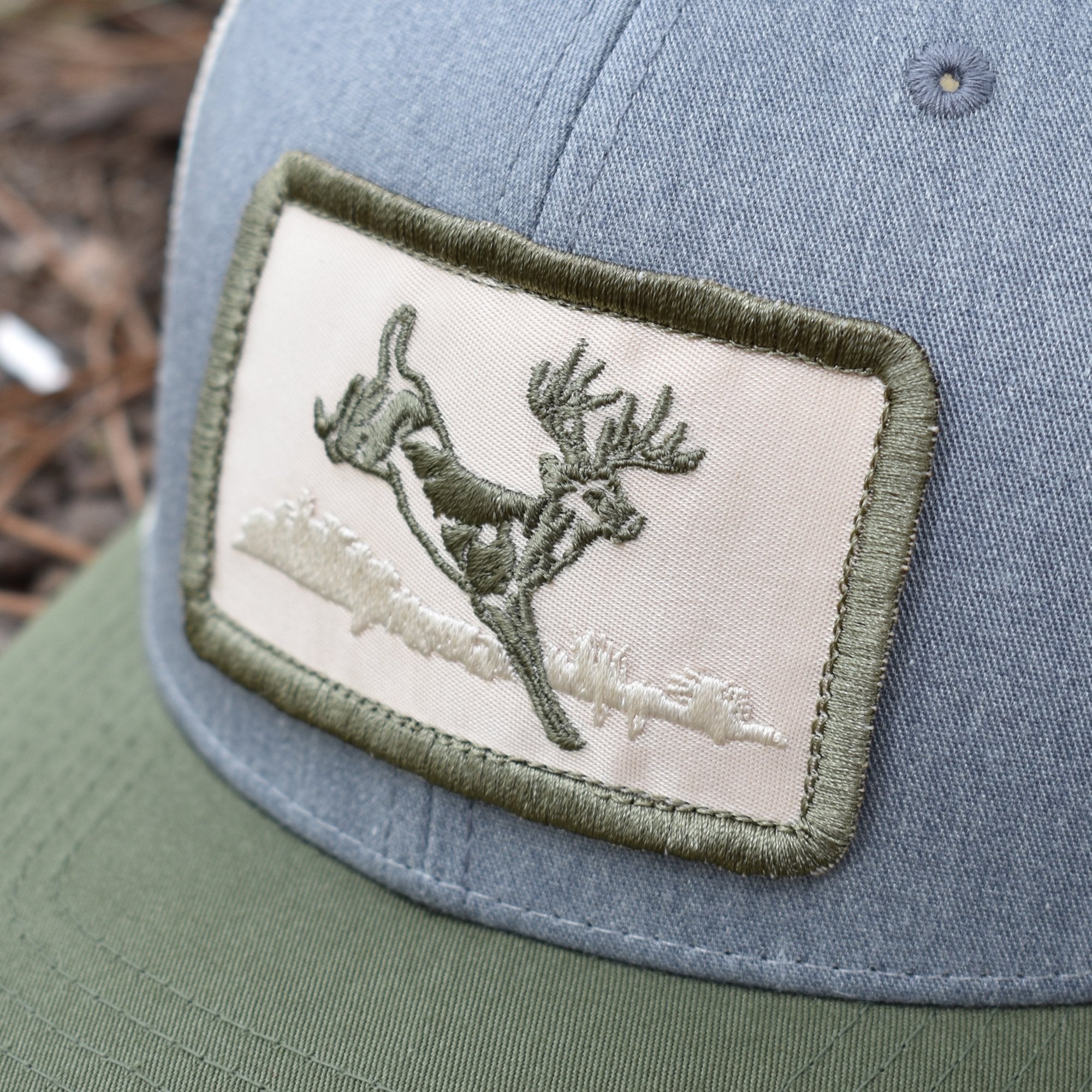 Deer Hunt Patch Heather Grey / Birch / Army Hat
